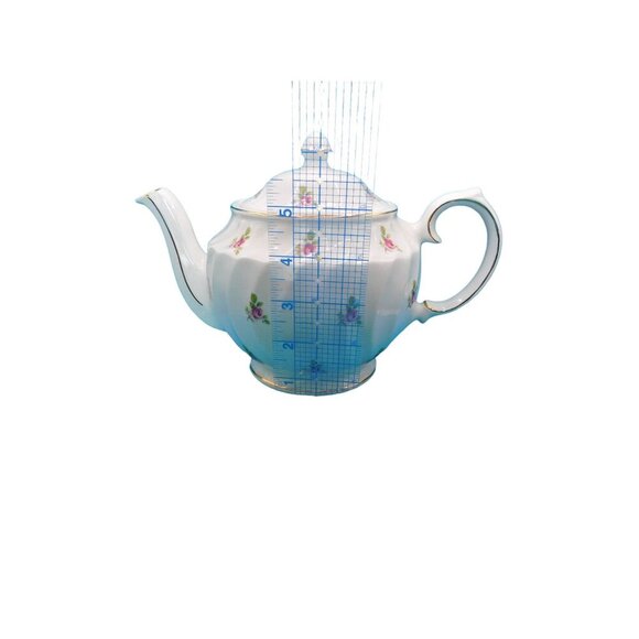 Windsor England teapot 4381 pink roses and gold accents Nice never used - Picture 6 of 8